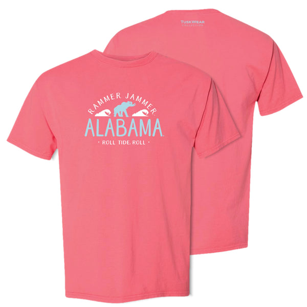 Tuskwear Rammer Jammer Alabama Tee - Short Sleeve, ComfortWash - Southern  Collegiate Apparel, LLC