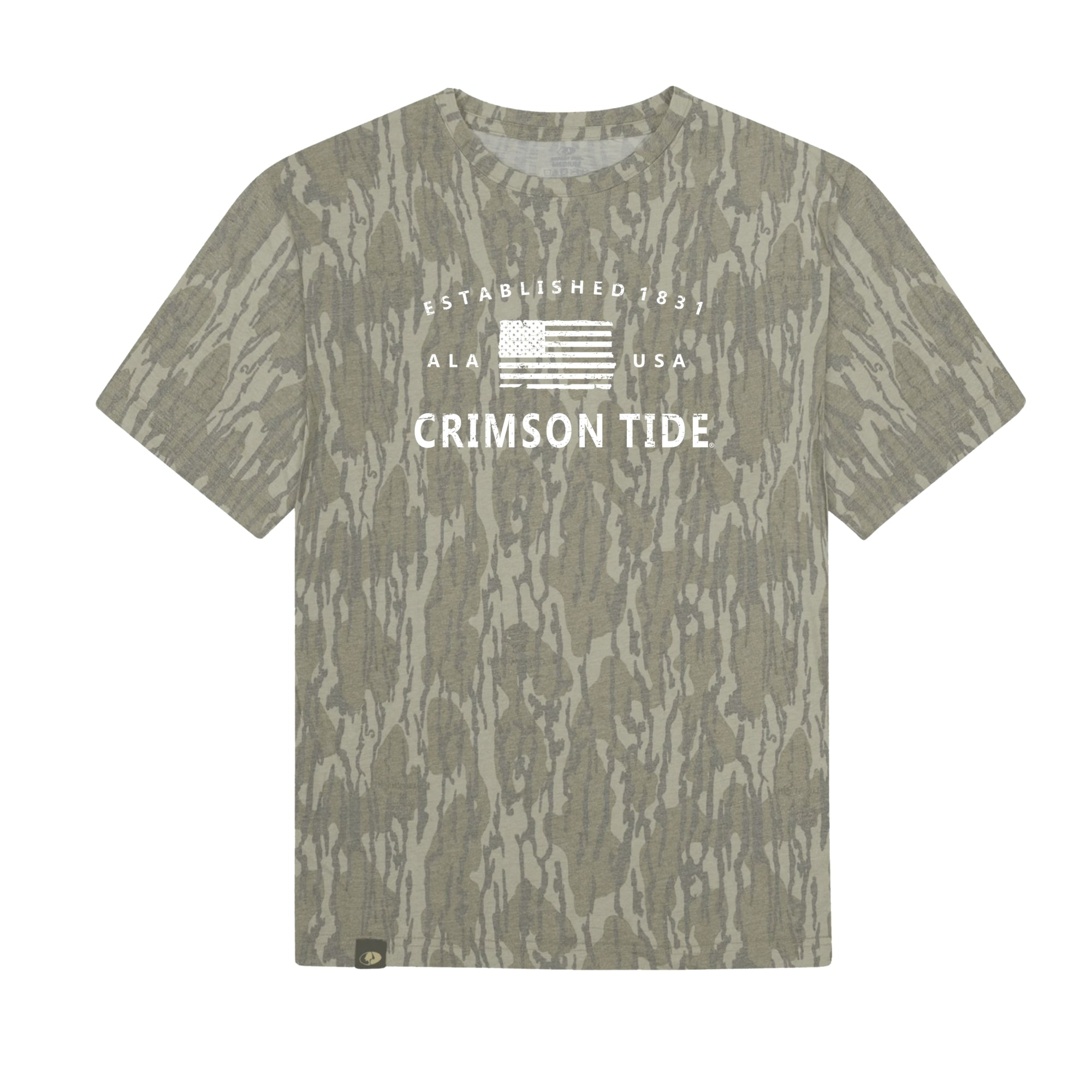 Tuskwear Americana Badge 1 Washed Out Tee - Short Sleeve, Mossy Oak