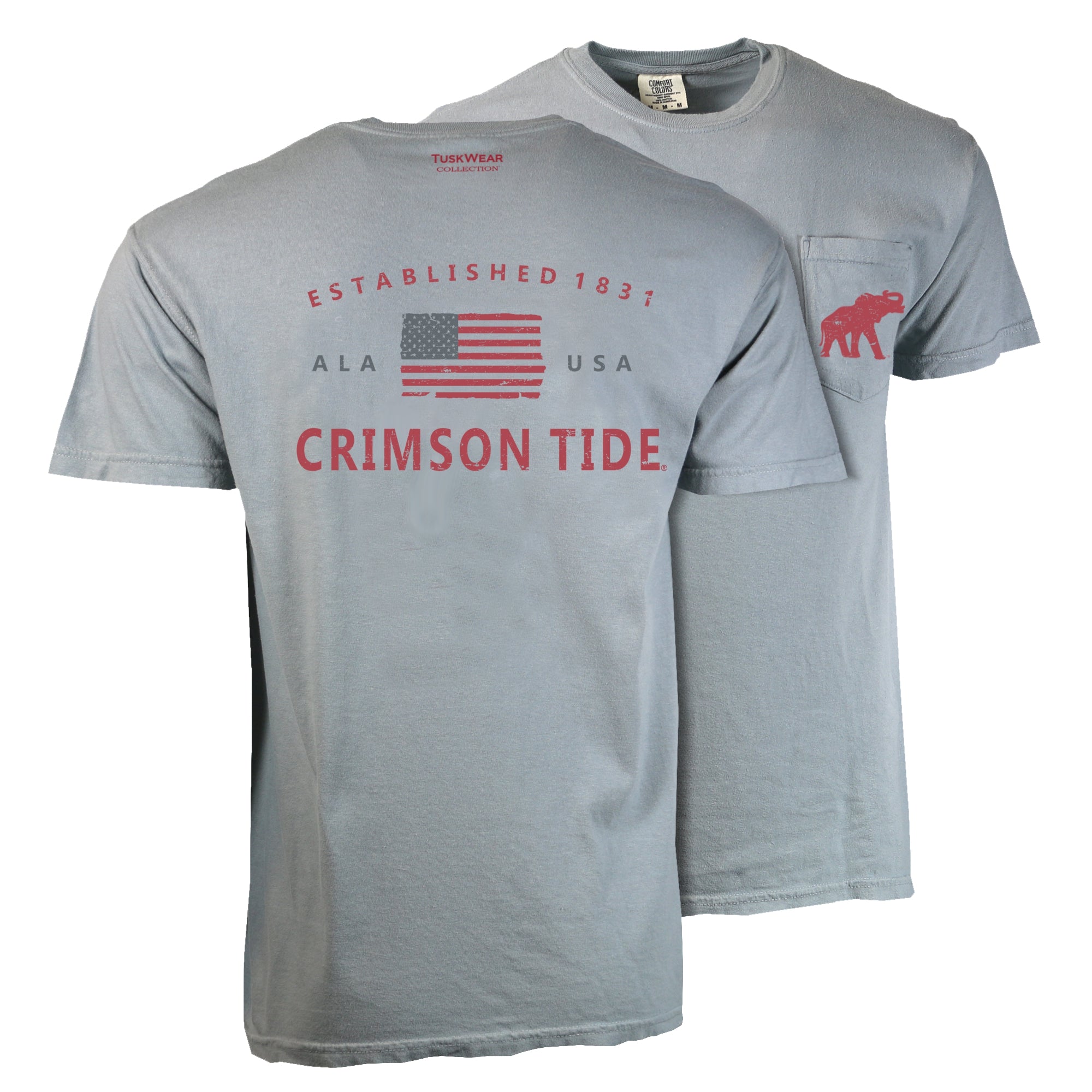 Tuskwear Americana Badge 2 Tee - Short Sleeve, Comfort Colors