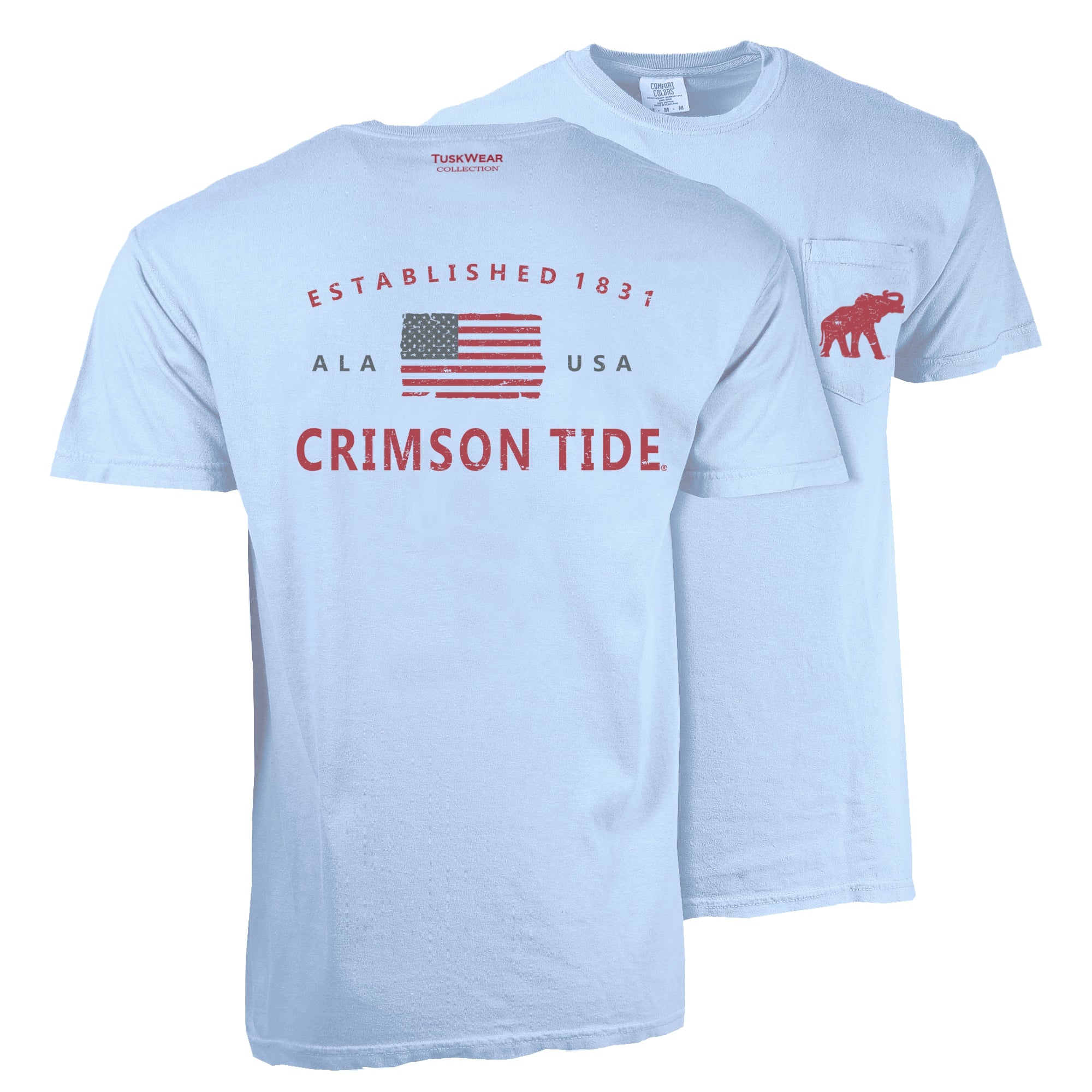 Tuskwear Americana Badge 2 Tee - Short Sleeve, Comfort Colors