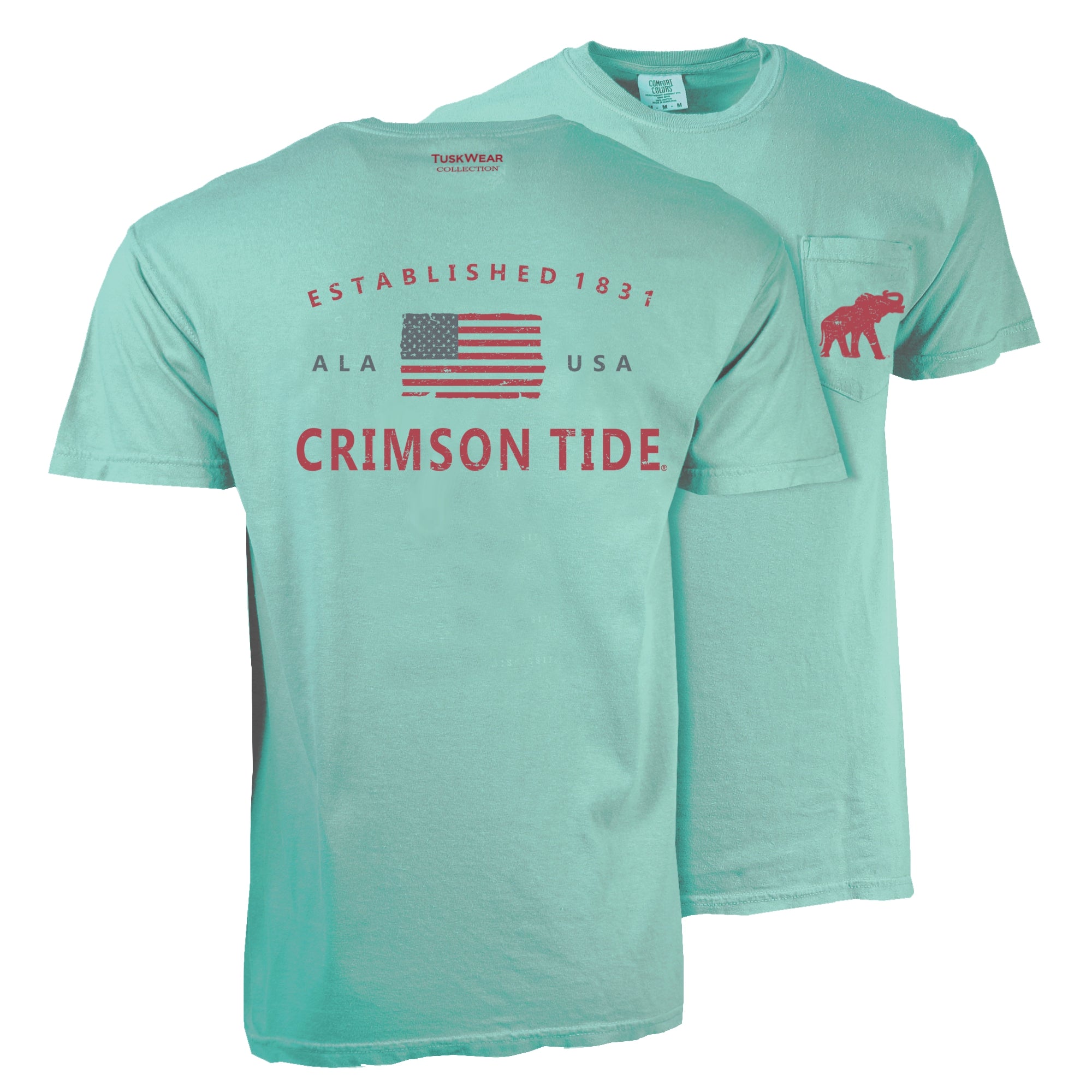 Tuskwear Americana Badge 2 Tee - Short Sleeve, Comfort Colors