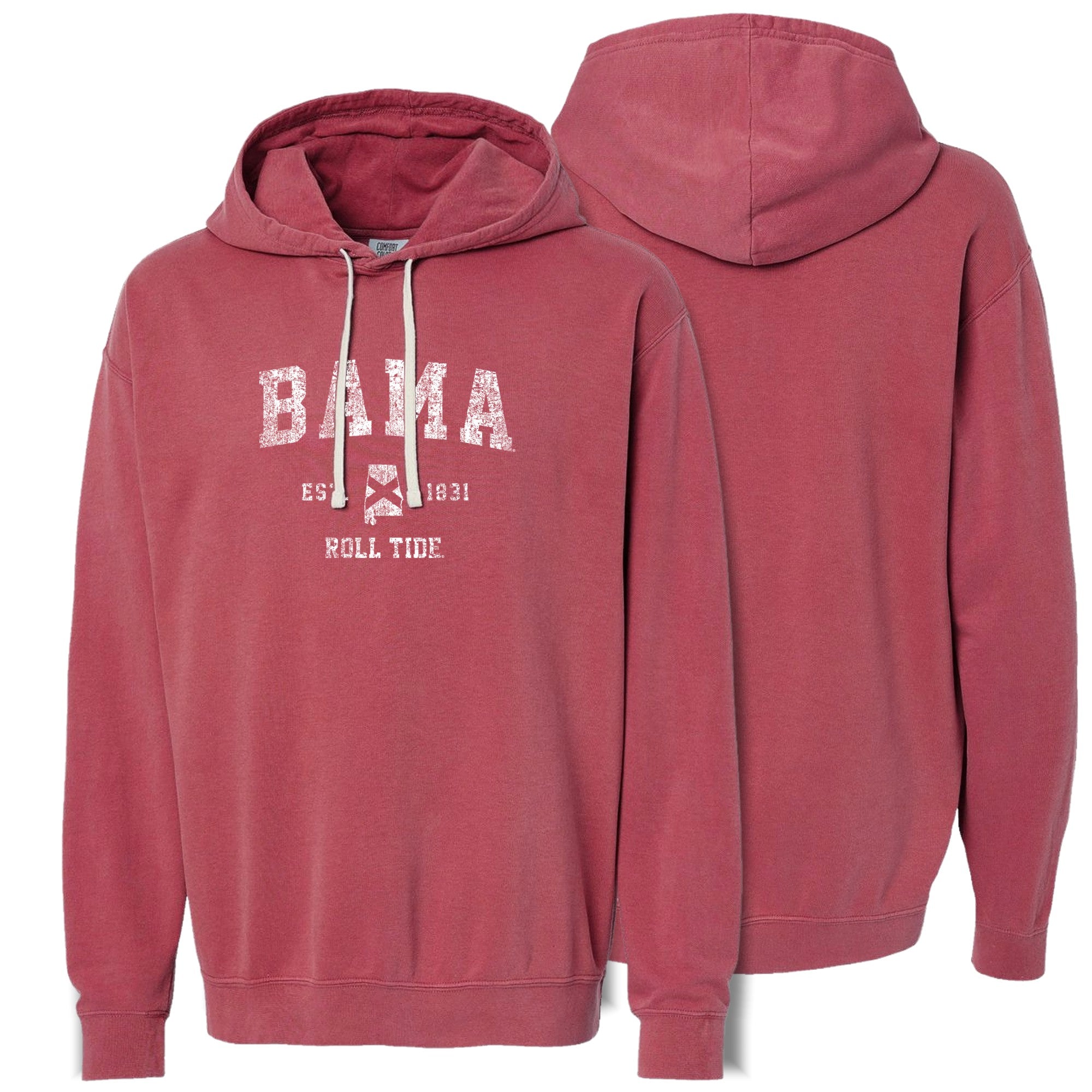 Tuskwear Bama State Single - Sweatshirt Hooded, Comfort Colors