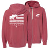 Tuskwear Elephant Flag - Sweatshirt Hooded, Comfort Colors