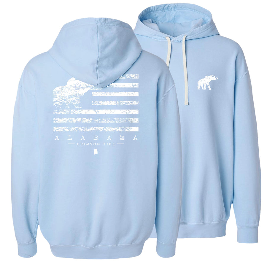 Tuskwear Elephant Flag - Sweatshirt Hooded, Comfort Colors