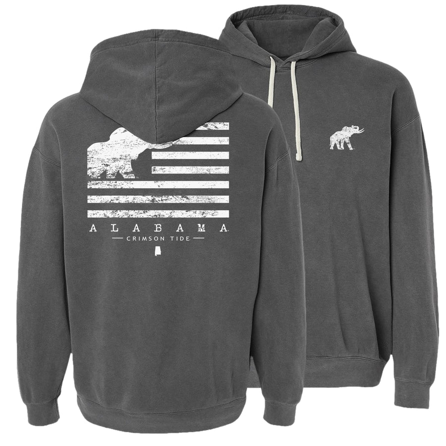 Tuskwear Elephant Flag - Sweatshirt Hooded, Comfort Colors