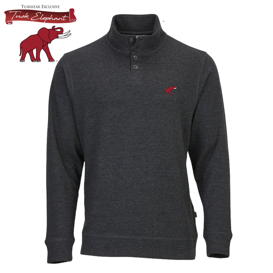 Tuskwear Tusk Elephant French Terry Button - Pullover, Exclusive