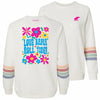 Tuskwear Flower Power - Sweatshirt Striped, Printed