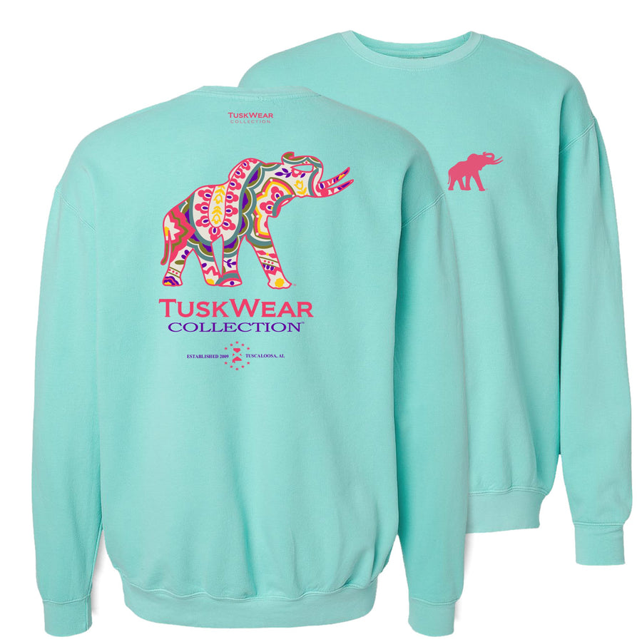 Tuskwear Girly Elephant 2 - Sweatshirt, Comfort Colors