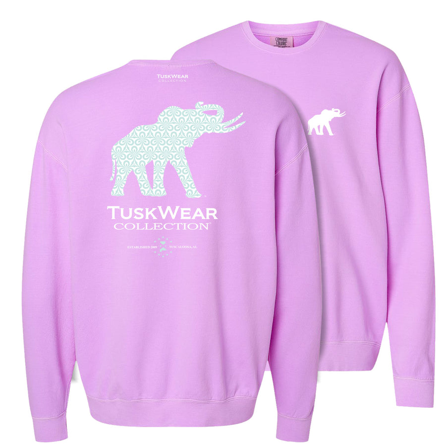 Tuskwear Girly Elephant 4 - Sweatshirt, Comfort Colors