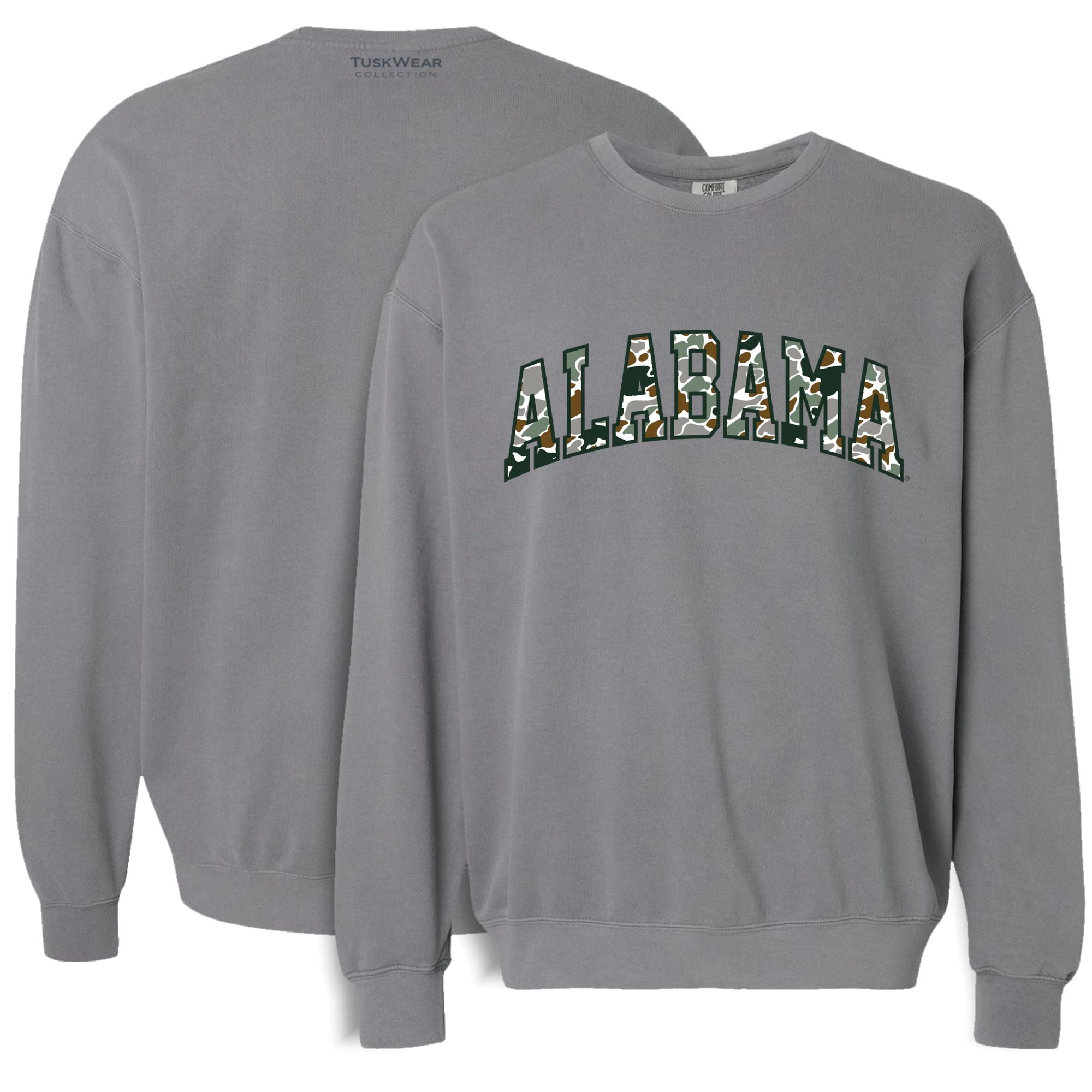 Tuskwear AL Old School Camo - Sweatshirt, Comfort Colors