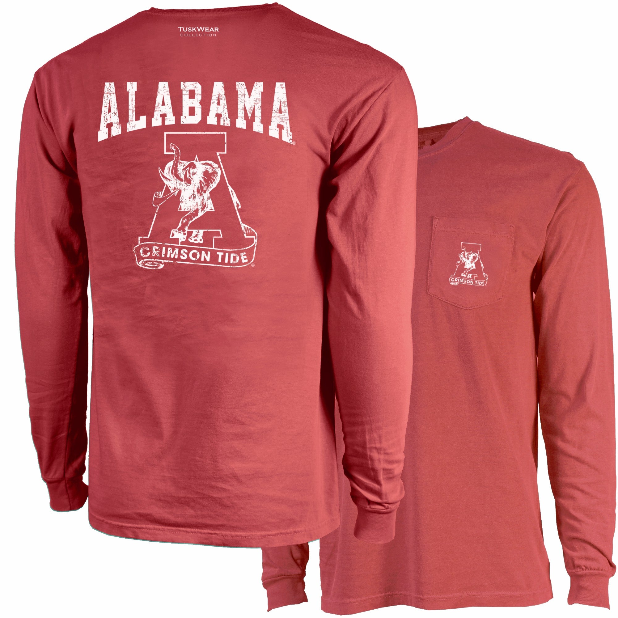 Tuskwear Alabama Vintage A Tee - Long Sleeve, Comfort Colors