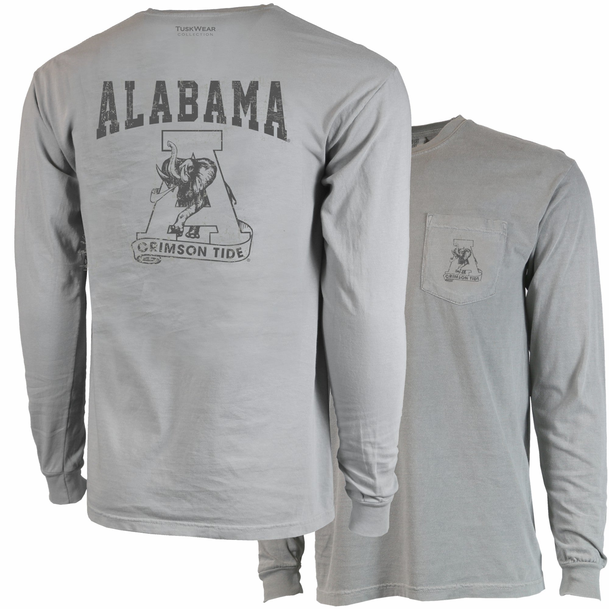 Tuskwear Alabama Vintage A Tee - Long Sleeve, Comfort Colors