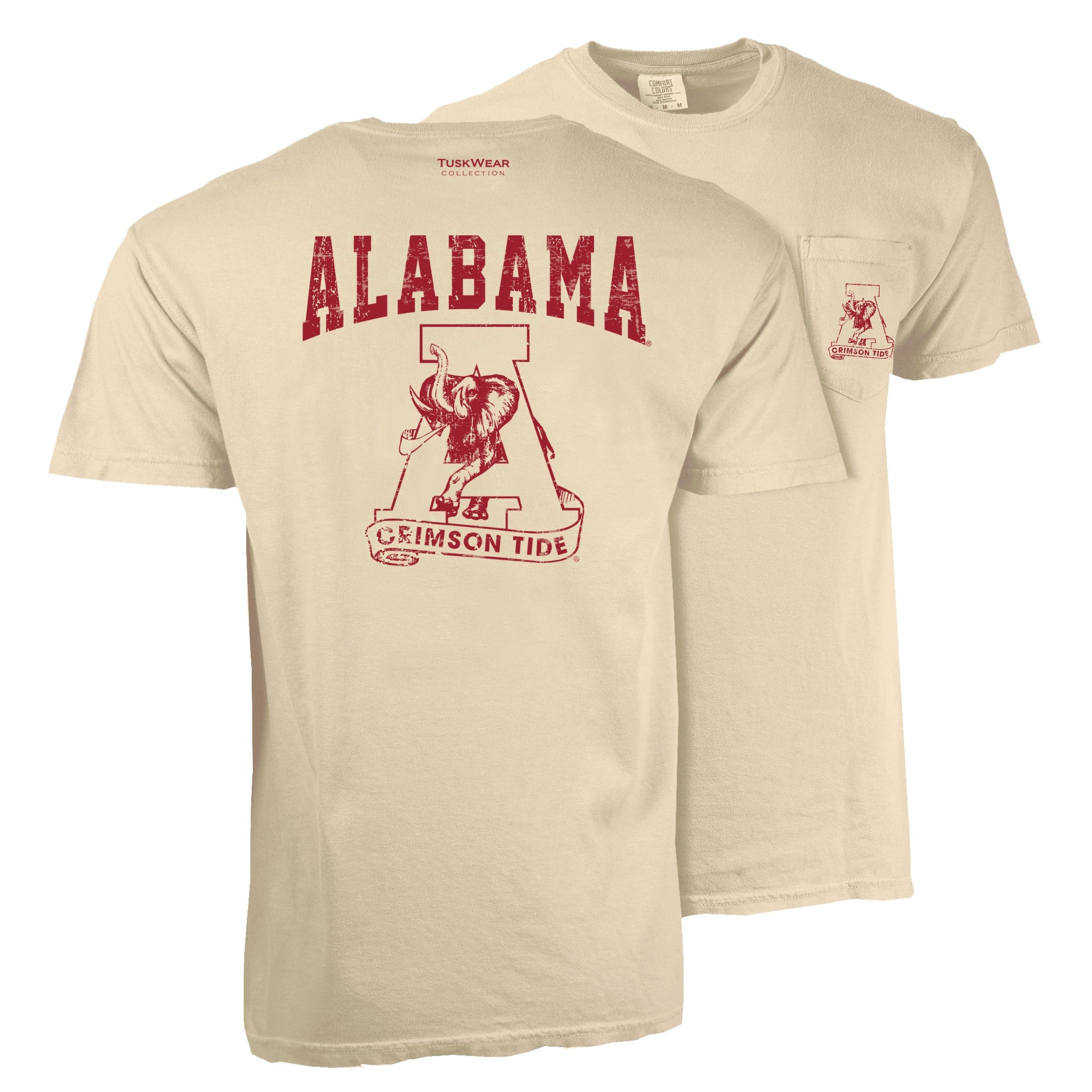 Tuskwear Alabama Vintage A Tee - Short Sleeve, Comfort Colors
