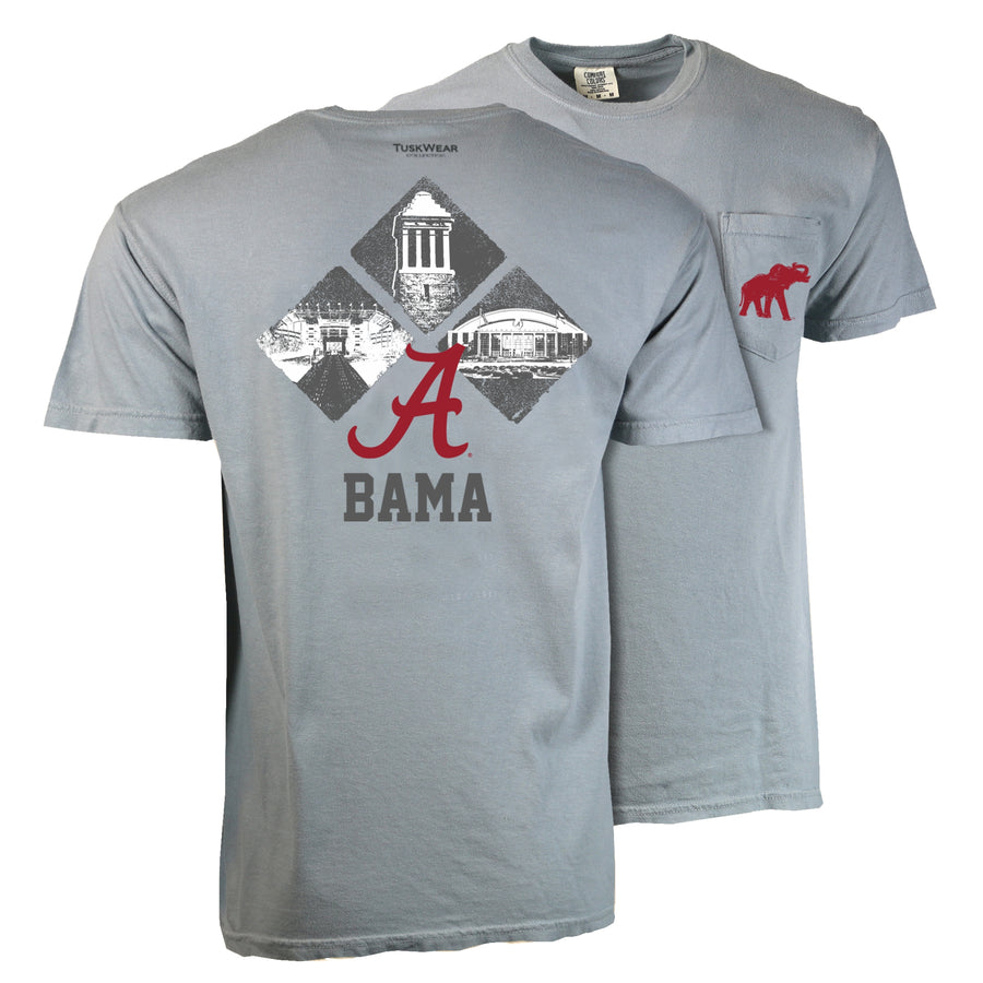 Tuskwear Bama Landmarks Tee - Short Sleeve, Comfort Colors