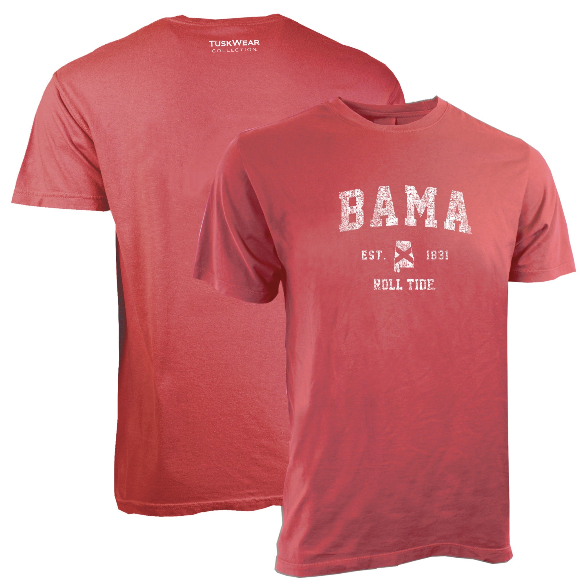 Tuskwear Bama State Single Tee - Short Sleeve, Comfort Colors
