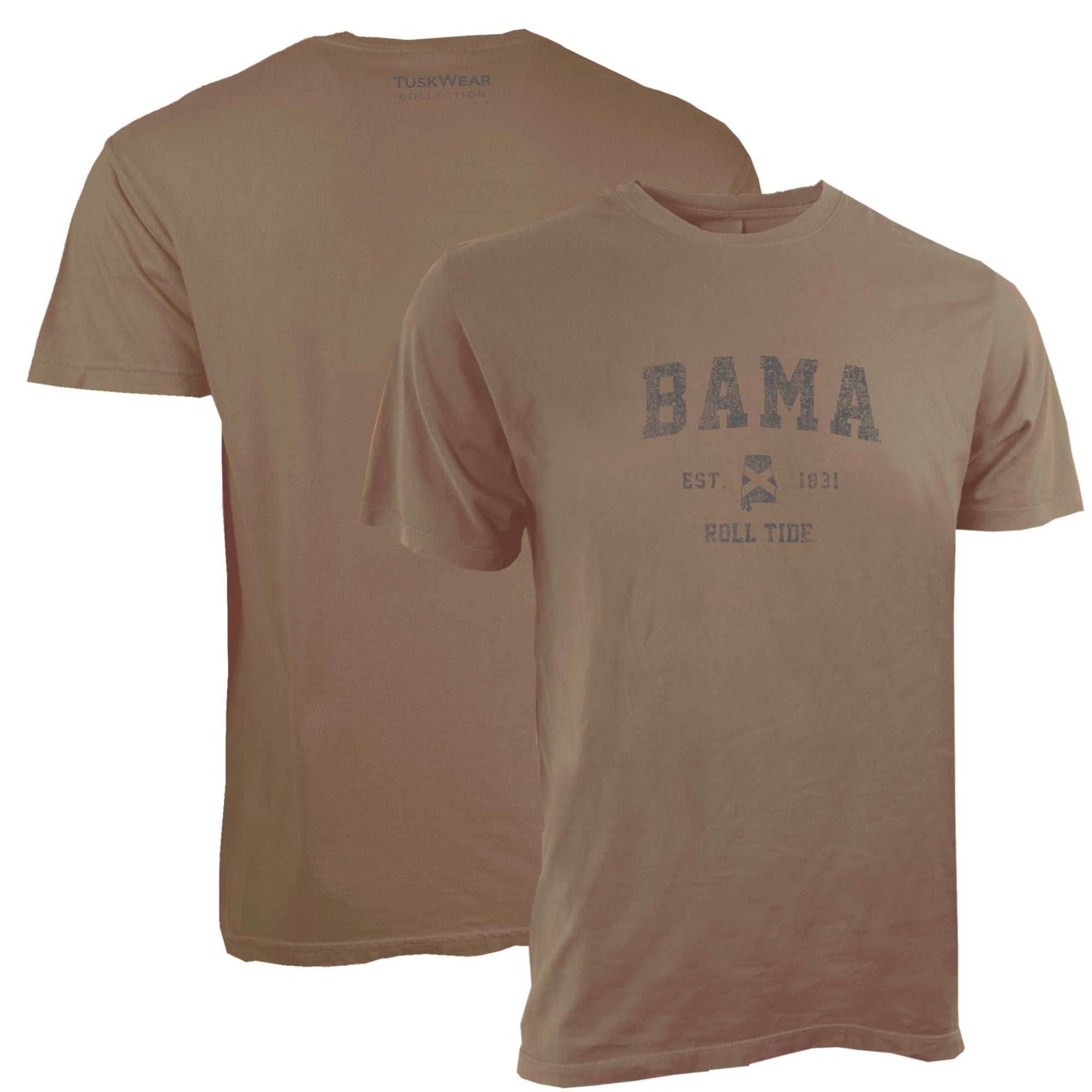 Tuskwear Bama State Single Tee - Short Sleeve, Comfort Colors