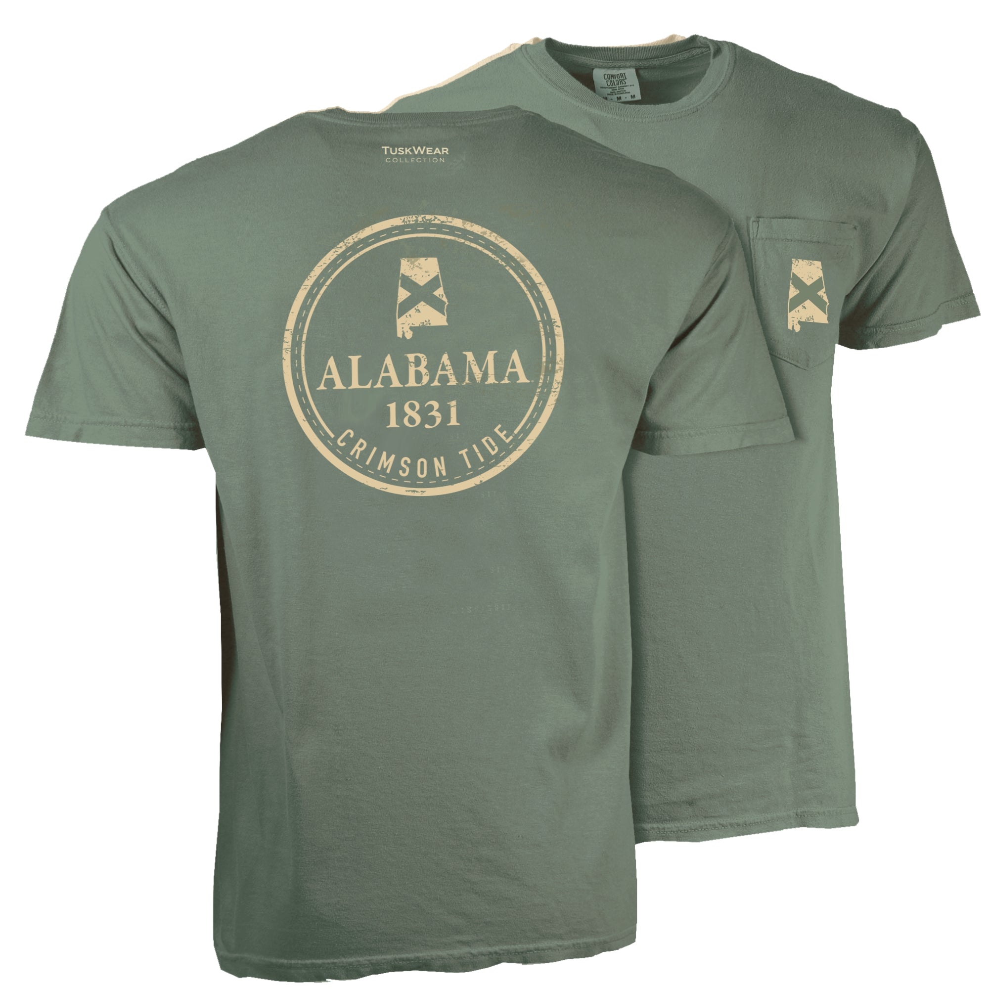 Tuskwear Circle Badge 2.1 Tee - Short Sleeve, Comfort Colors