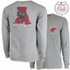 Tuskwear Distressed Vintage A Tee - Long Sleeve, Comfort Colors