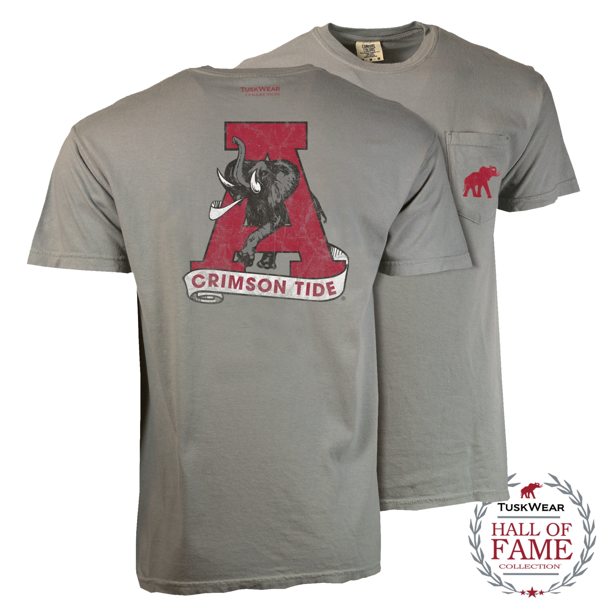 Tuskwear Distressed Vintage A Tee - Short Sleeve, Comfort Colors