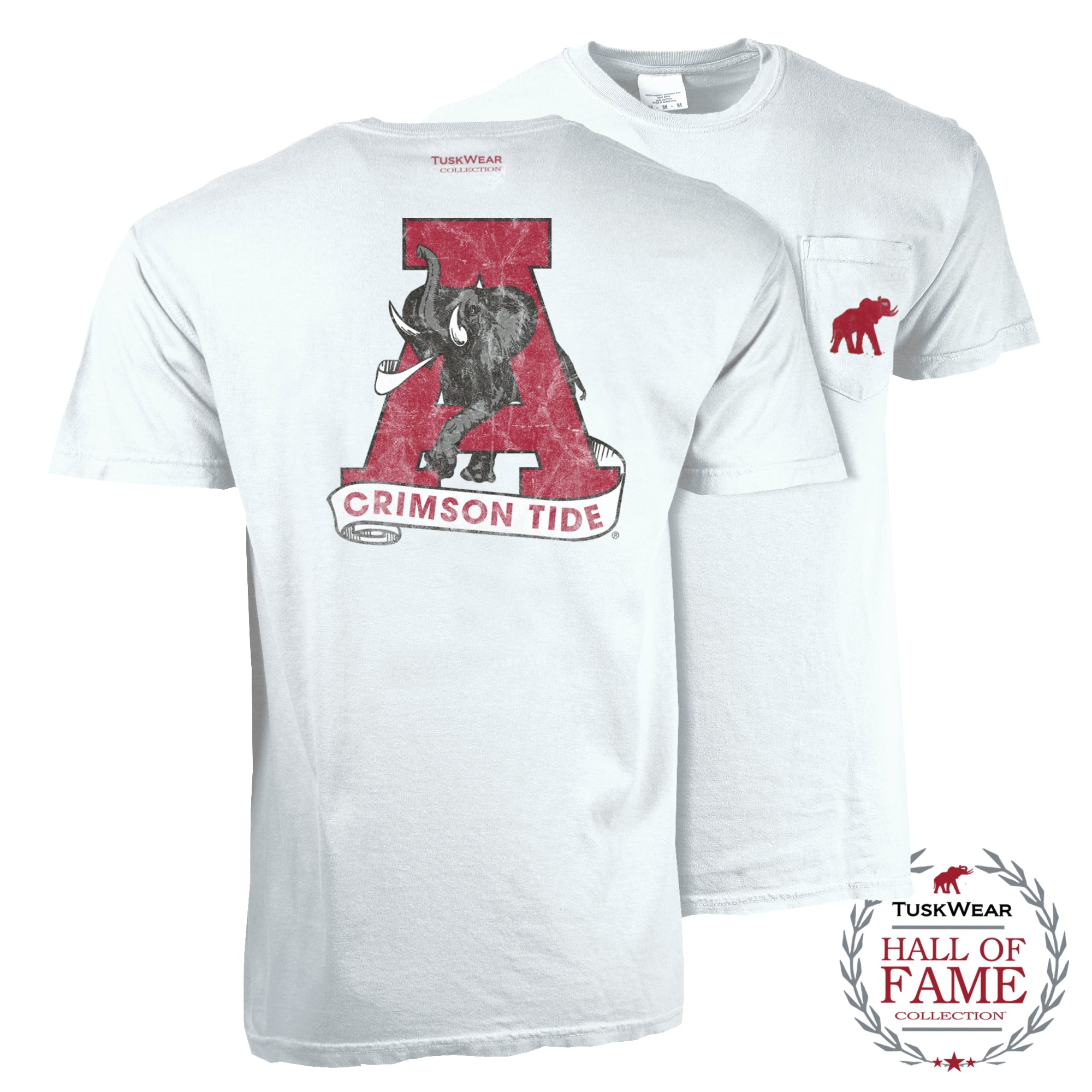 Tuskwear Distressed Vintage A Tee - Short Sleeve, Comfort Colors