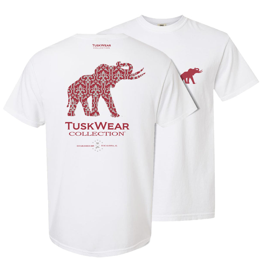 Tuskwear Girly Elephant 1 Tee - Short Sleeve, Comfort Colors
