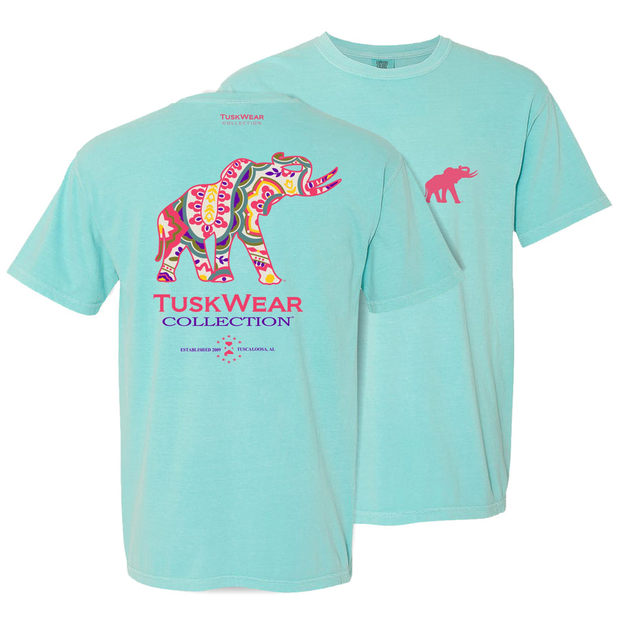 Tuskwear Girly Elephant 2 Tee - Short Sleeve, Comfort Colors