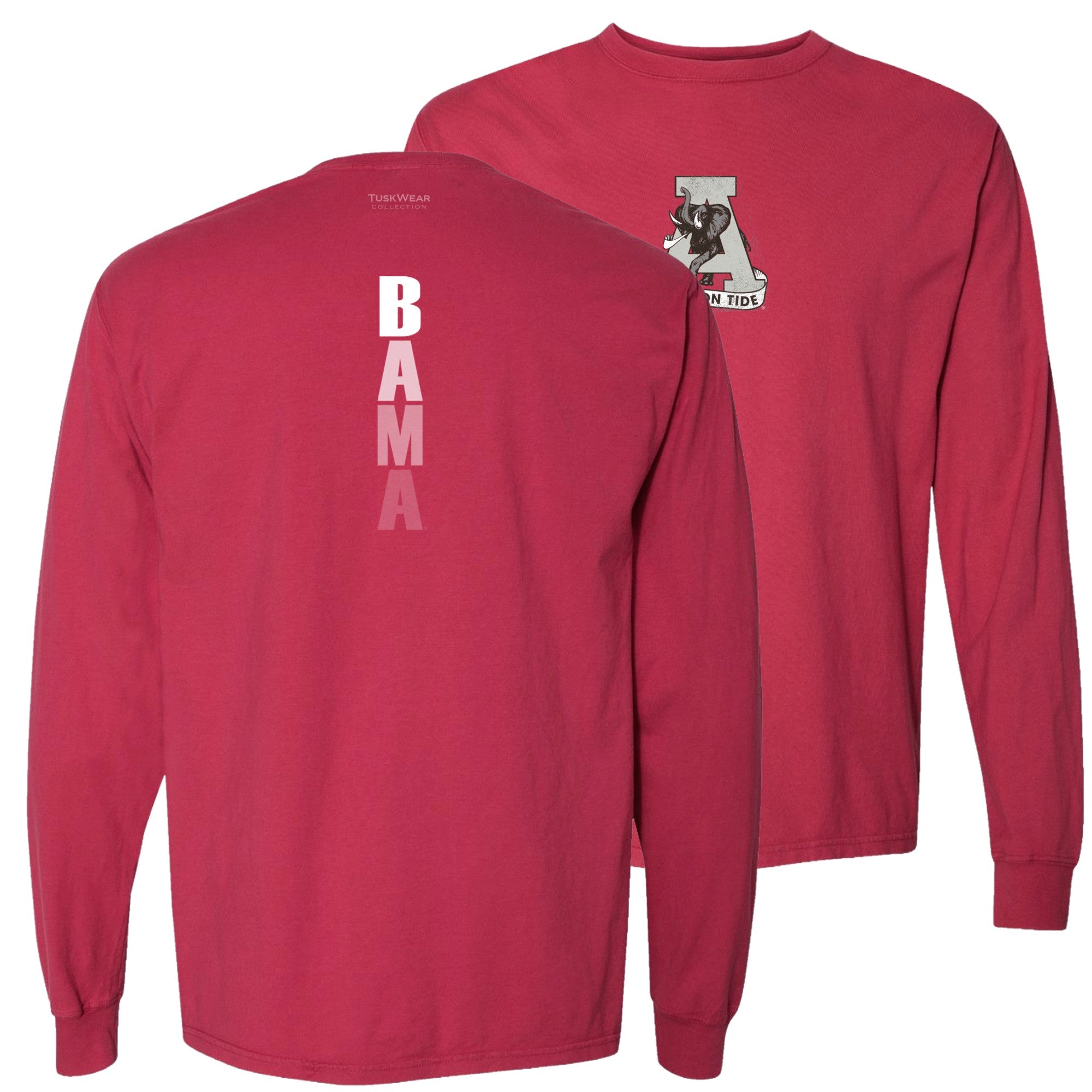 Tuskwear Tonal Vintage A Tee - Long Sleeve, ComfortWash