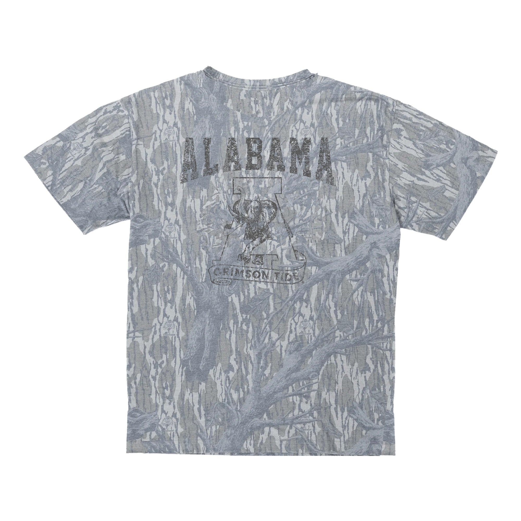 Tuskwear Vintage A Washed Out Tee - Short Sleeve, Mossy Oak